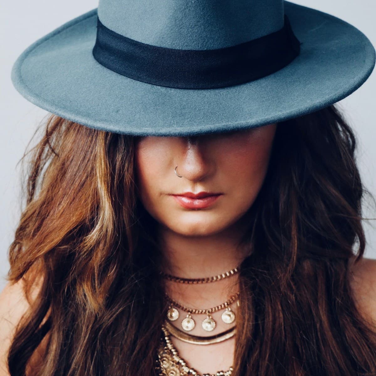 Wide Brim Fedora Hat